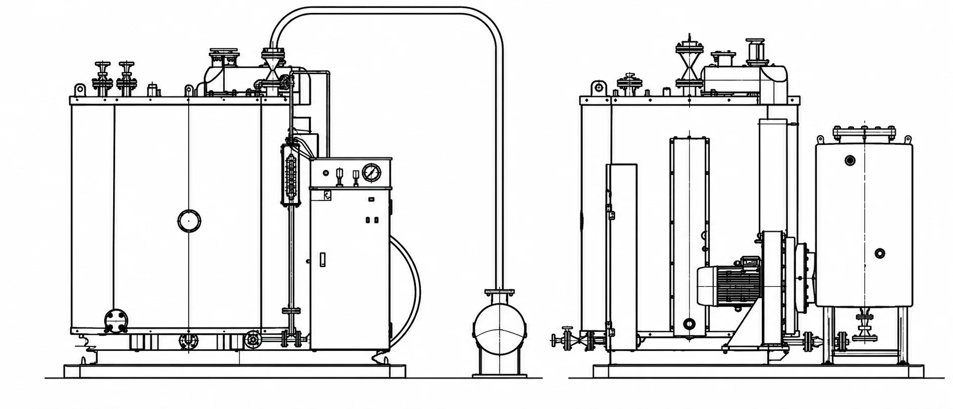 lss-series-gas-oil-fired-once-through-steam-boiler-02-boiler-structure-line-drawing