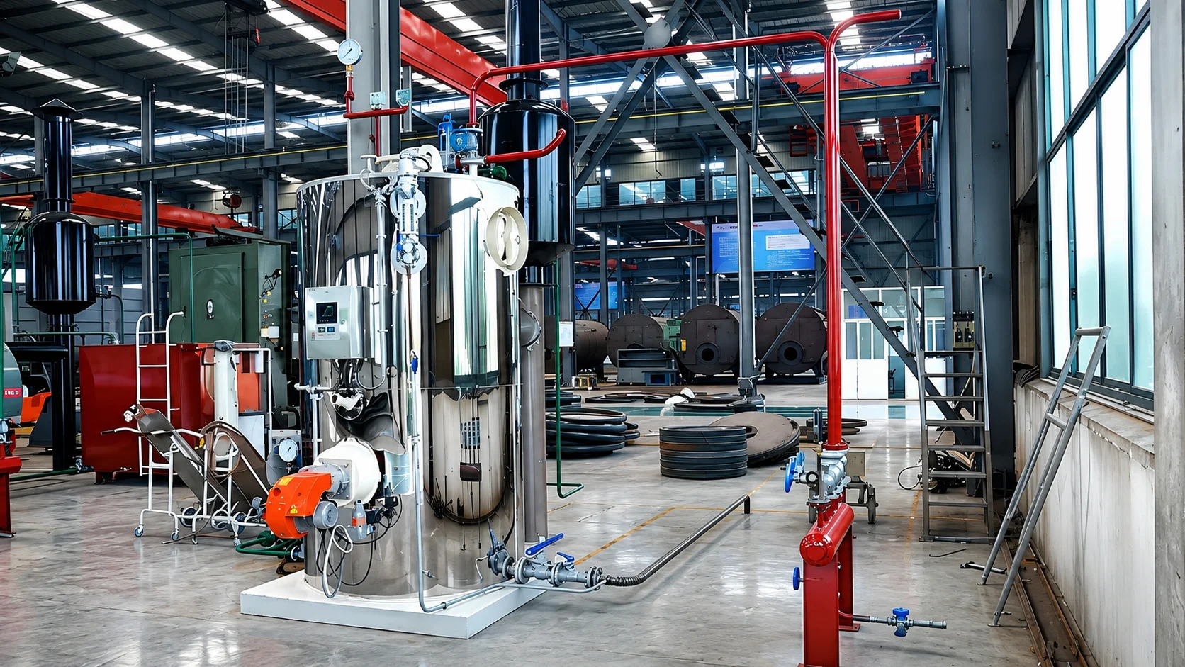 lss-series-gas-oil-fired-vertical-steam-boiler-02-vertical-boiler-factory-workshop
